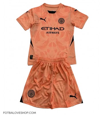 Manchester City Brankářské Dětské Venkovní Dres 2024-25 Krátký Rukáv (+ trenýrky)